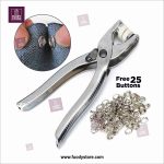Snap Ring Button Plier for Clothing Sewing & Crafting Rivet Machine Kit with 25 Free Snap Buttons
